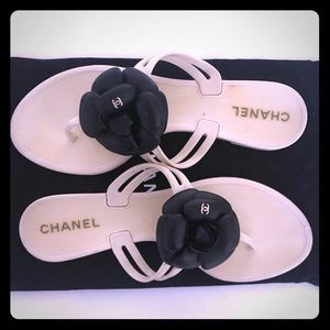 Chanel Jelly Slides